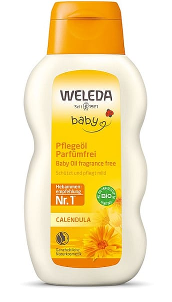 Vaikiškas bekvapis kūno aliejus su medetkomis
