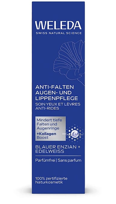 Blue Gentian & Edelweiss kremas odai aplink akis ir lūpas