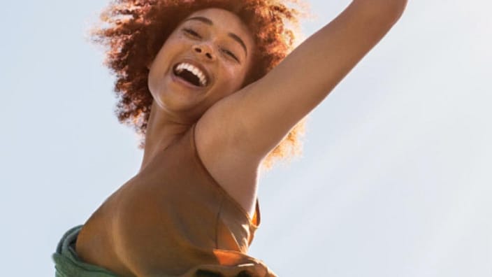 happy woman