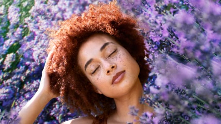 dreamy woman