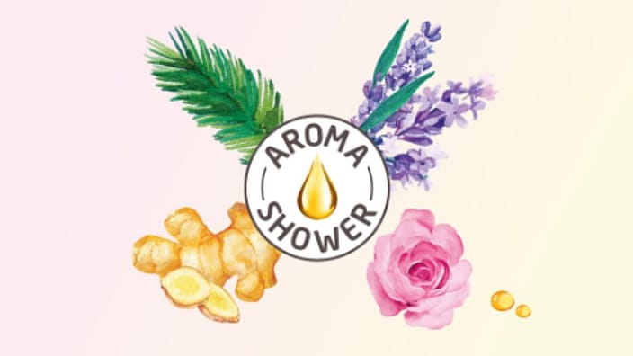 flowers and drop of oil