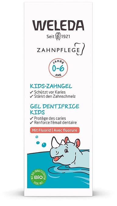Vaikiškas dantų gelis su fluoru „Weleda Kids“