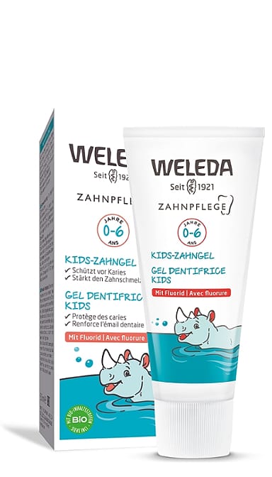 Vaikiškas dantų gelis su fluoru „Weleda Kids“