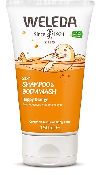 Šampūnas ir prausiklis HAPPY ORANGE